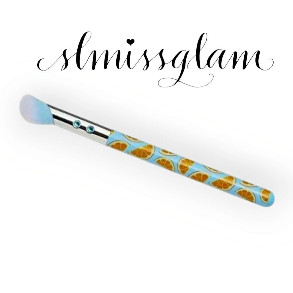 SLMISSGLAM Tangerine Concealer Brush Orange Fruit Handle NWT Makeup Tool Beauty